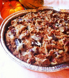 An ooey gooey treat from the traditional pumpkin pie that all will enjoy without any refined sugars
